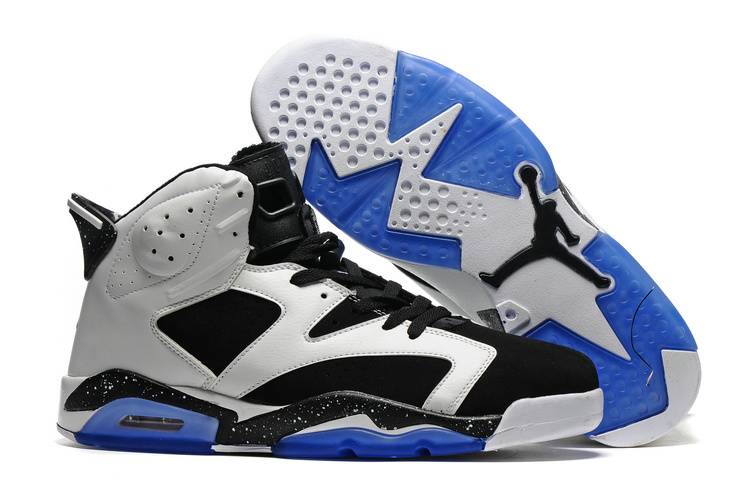 Nike Air Jordan 6 Oreo Black White Shoes
